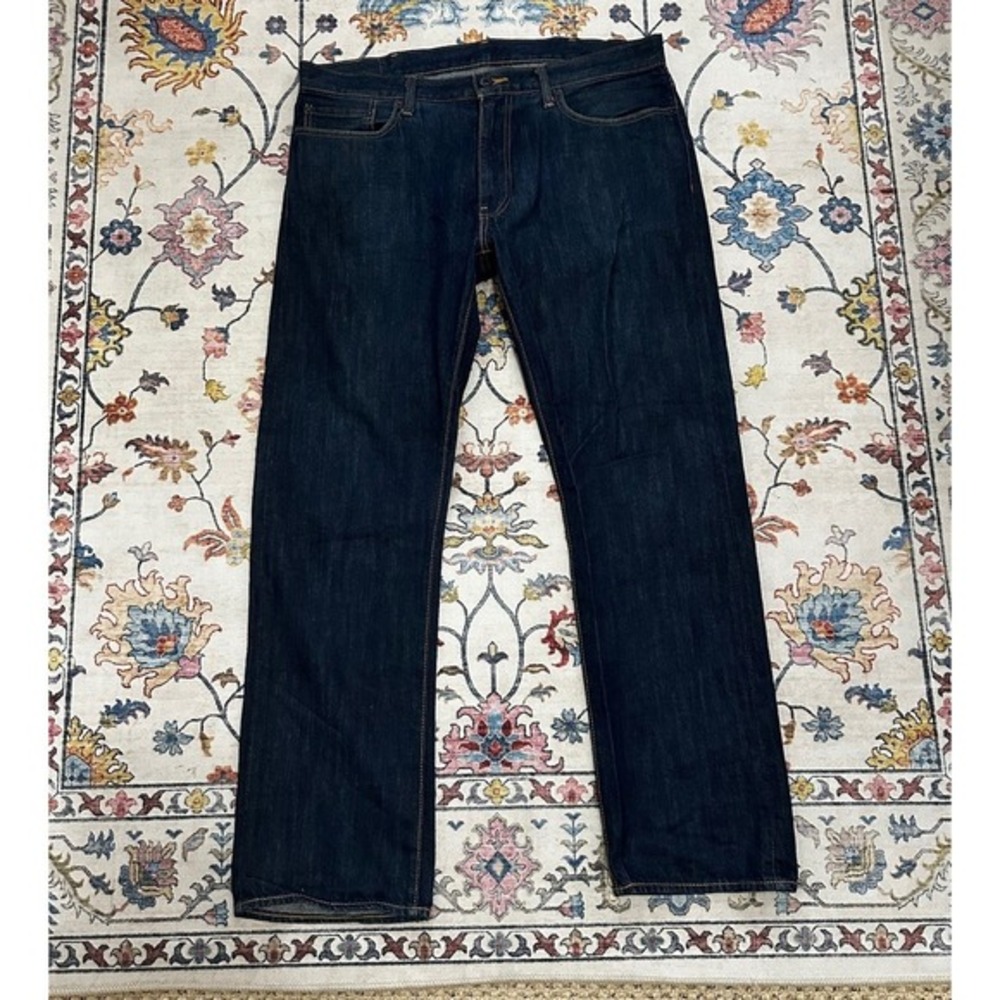 Men's Blue Jeans 38x32 Levi's 514 Regular Fit‎ Straight Leg Blue Levi's Flex